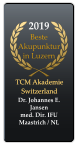 2019 Beste Akupunktur in Luzern     Dr. Johannes E. Jansen med. Dir. IFU Maastrich / NL  TCM Akademie Switzerland TCM Akademie Switzerland